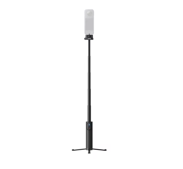 Gậy 2in1 gấp gọn tích hợp remote Insta360 X4 kéo dài 58cm có chân đứng