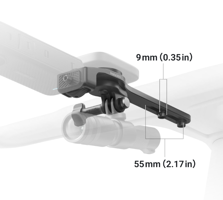 Phụ kiện gắn Ghi đông xe đạp gắn Insta360 X4 X3 X2 - Bike Computer Mount