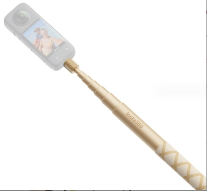 Gậy tàng hình Gold 114cm Chính Hãng Insta360 ONE X2 X3 X4 Insta360 Invisible Selfie Stick Gold Edition