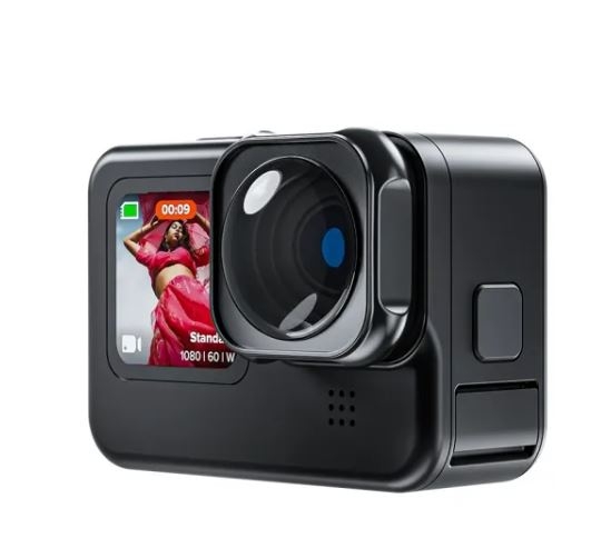 Max Lens Mod TELESIN GoPro Hero 12 11 10 9 Black - Góc quay siêu rộng FOV 155 độ
