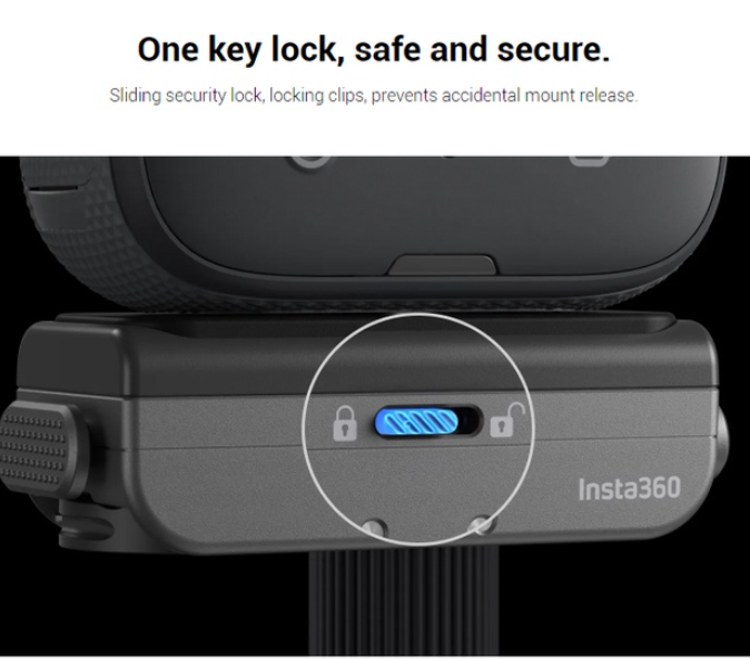 Ngàm thao tác nhanh cho Insta360 One X2 X3 X4 Ace Ace Pro/ Ace Pro 2- Quick Release Mount 2.0 - Hàng chính hãng