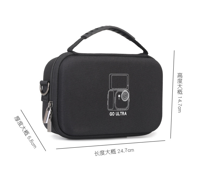 Túi đựng Insta360 Go Ultra chống sốc có ngăn từng phụ kiện