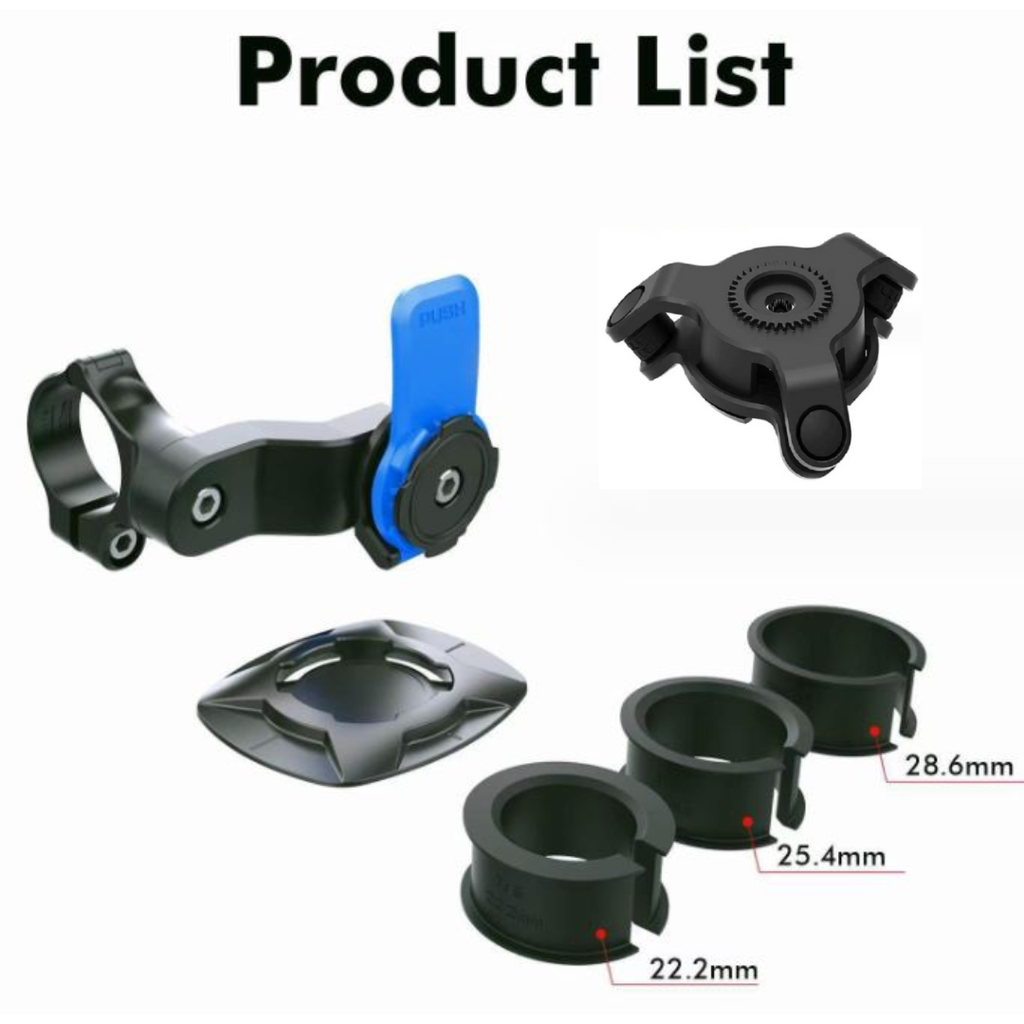 Giá đỡ điện thoại thao tác nhanh gắn ghi đông - Kiểu Quad Lock