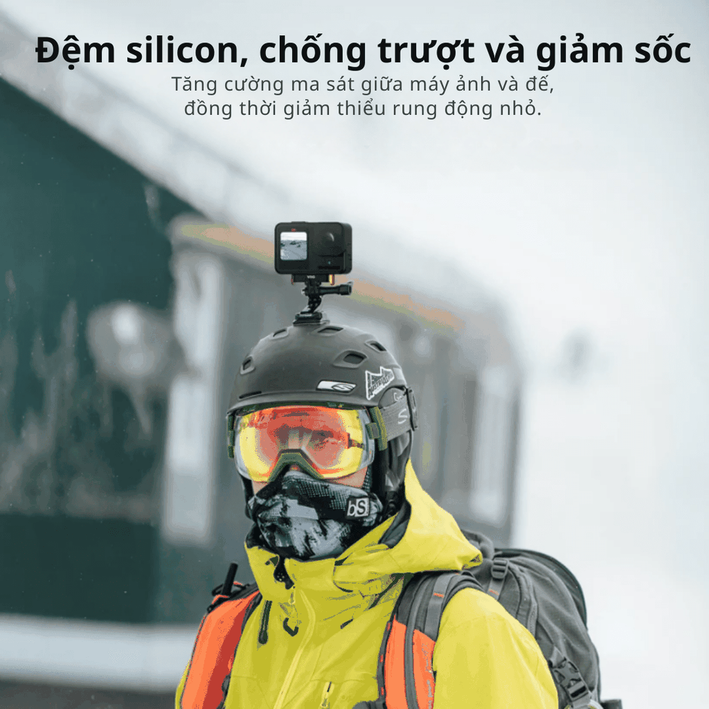Đế Vrig Ac 28 thao tác nhanh Gopro 13 Black nam châm chắc chắn