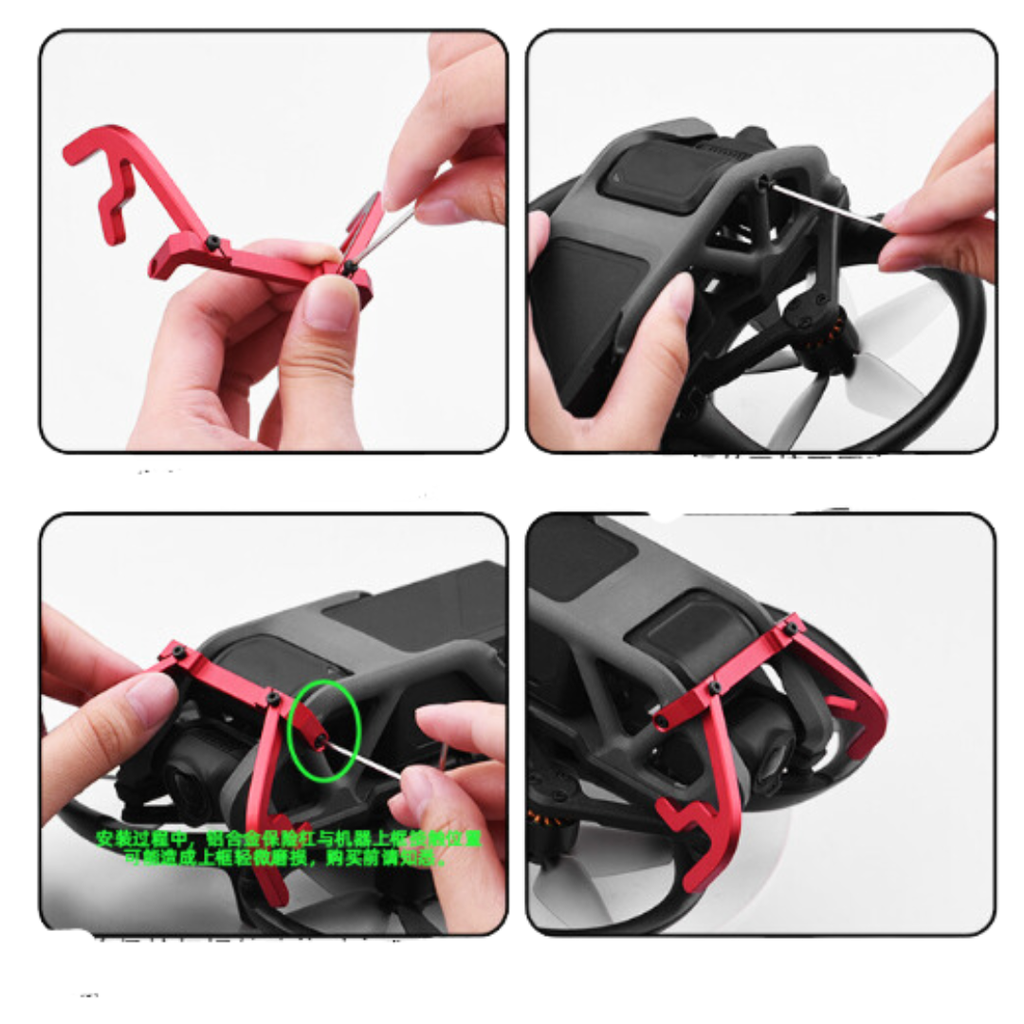 Thanh cản hợp kim bảo vệ camera DJI Avata chịu lực va chạm chống hư camera