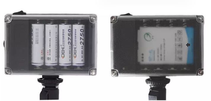 Đền LED 96 bóng hỗ trợ ánh sáng quay phim -2 màu vàng và trắng
