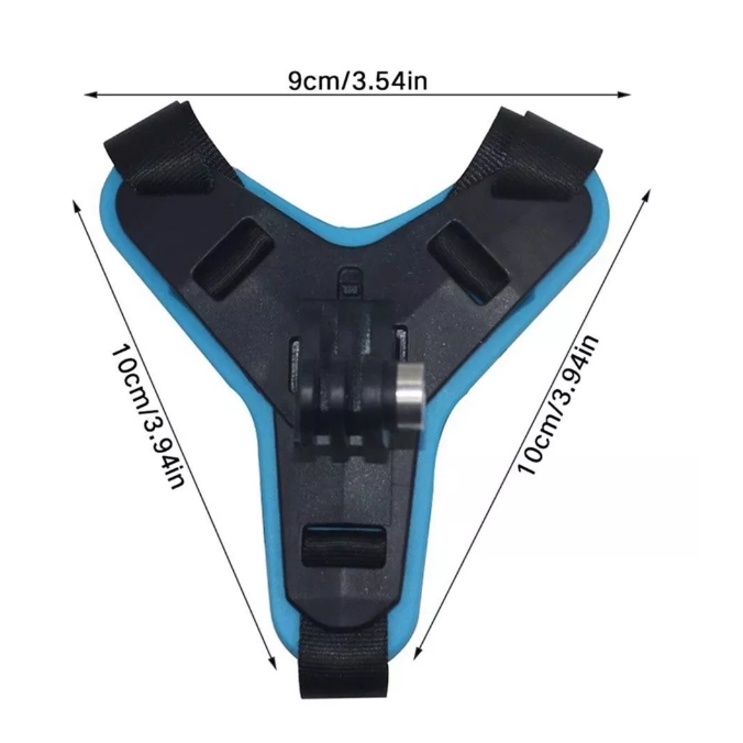 Bộ mount gắn máy quay hành trình lên cằm mũ, nón bảo hiểm fullface