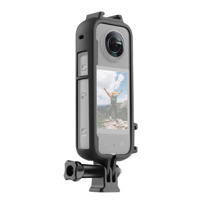 Bộ Khung Bảo Vệ Insta360 X3 có ngàm gắn mic ,đèn