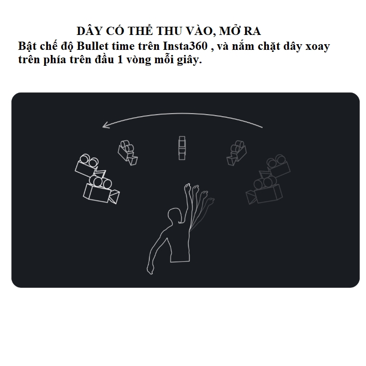 Insta360 Bullet Time Cord Cho Insta360 One X2 X3