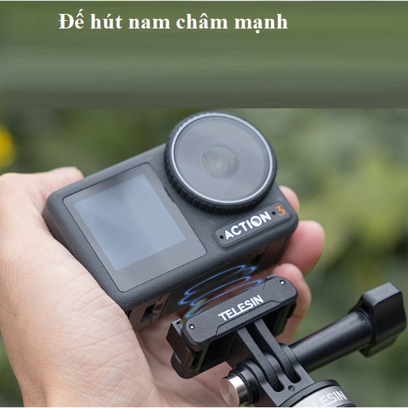 ĐẾ NAM CHÂM TELESIN THAY THẾ OSMO ACTION 5 Pro 4 3