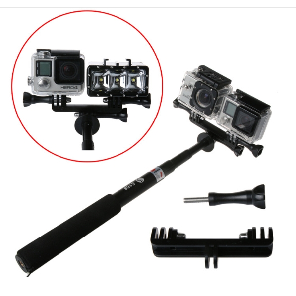 Mount gắn 2 camera lên ngàm dành cho Gopro, ActionCam