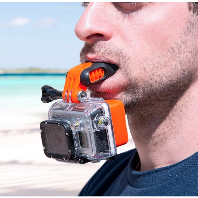 Bite Mount giá đỡ ngậm miệng cho GoPro, Action cam