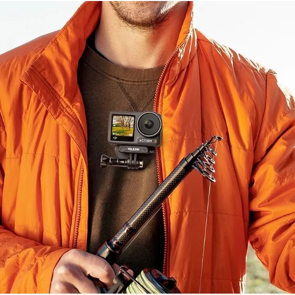Vòng Dây đeo cổ Đế Hít Nam Châm Gắn Actioncam Gopro, Insta360 Action