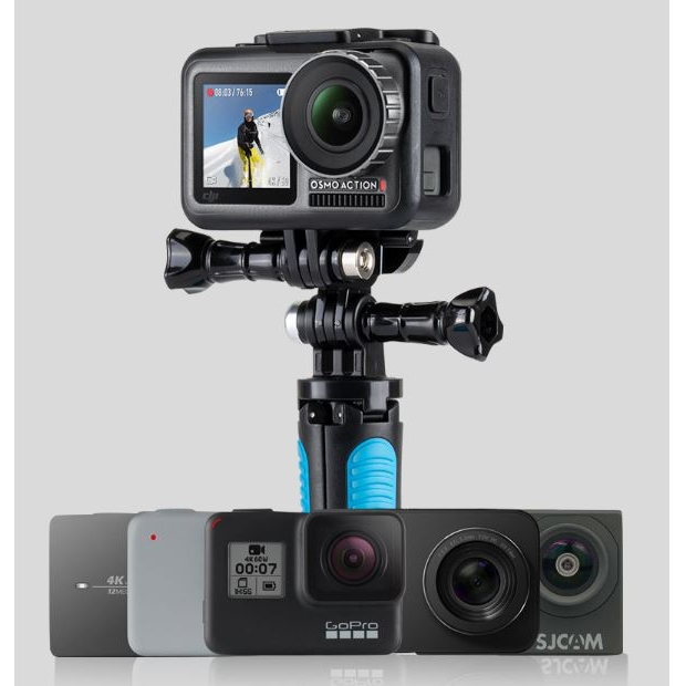 Mount J Kép TELESIN ngàm đôi gắn GoPro , Actiocam