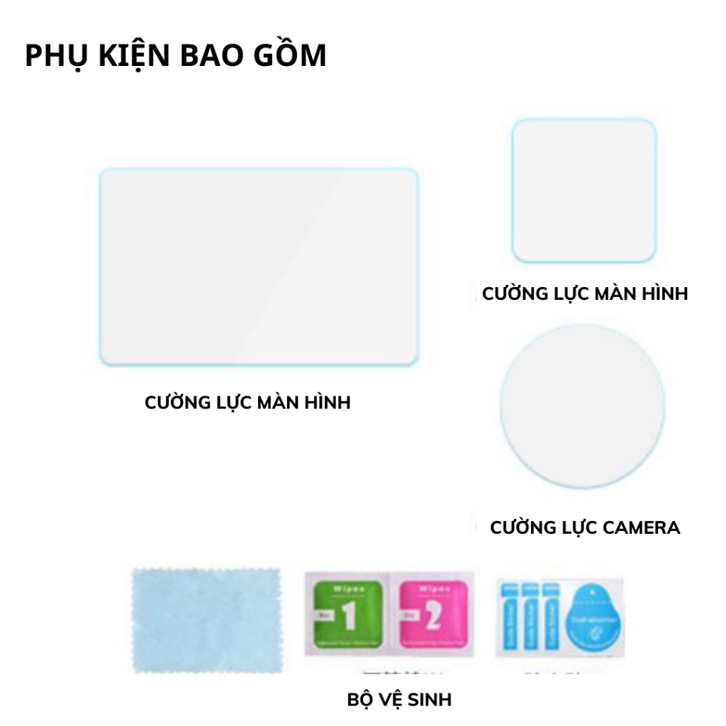 Kính cường lực bảo vệ Osmo Action 5 Pro 4  3 chống trầy xước , va đập mạnh bảo vệ 9H 2.5D