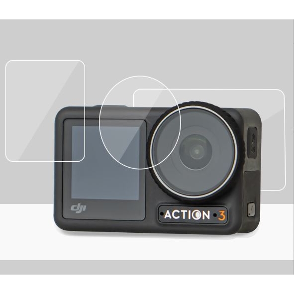 Kính cường lực bảo vệ Osmo Action 5 Pro 4  3 chống trầy xước , va đập mạnh bảo vệ 9H 2.5D