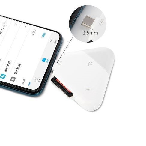 Đầu đọc thẻ nhớ tam giác đa năng cho điện thoại, laptop các loại