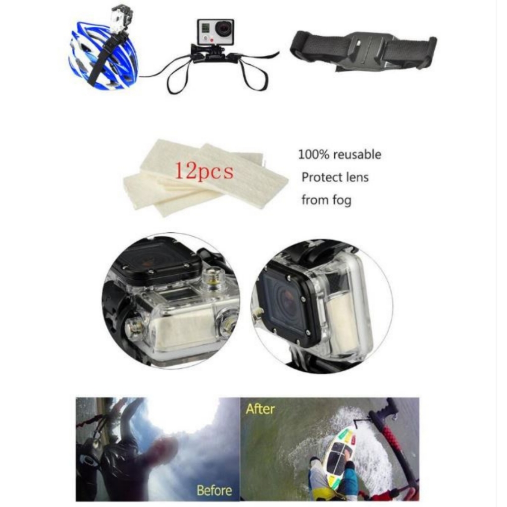 Bộ phụ kiện Actioncam 50/120 in 1 cho GOPRO Hero 11 10 9 8 7 6 5 Black INSTA360 , Actioncam cao cấp