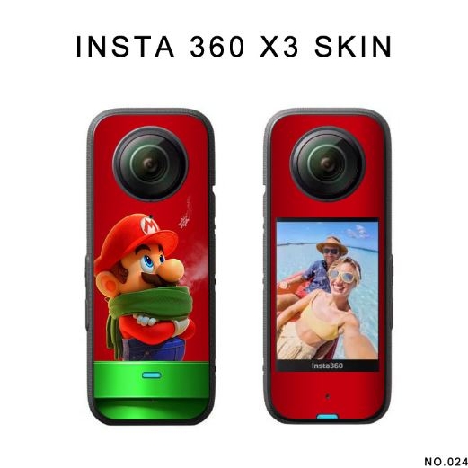 Miếng dán PVC chống trầy xước cho Insta360 One X2 X3 -Skin dán mặt trước và sau cho camera