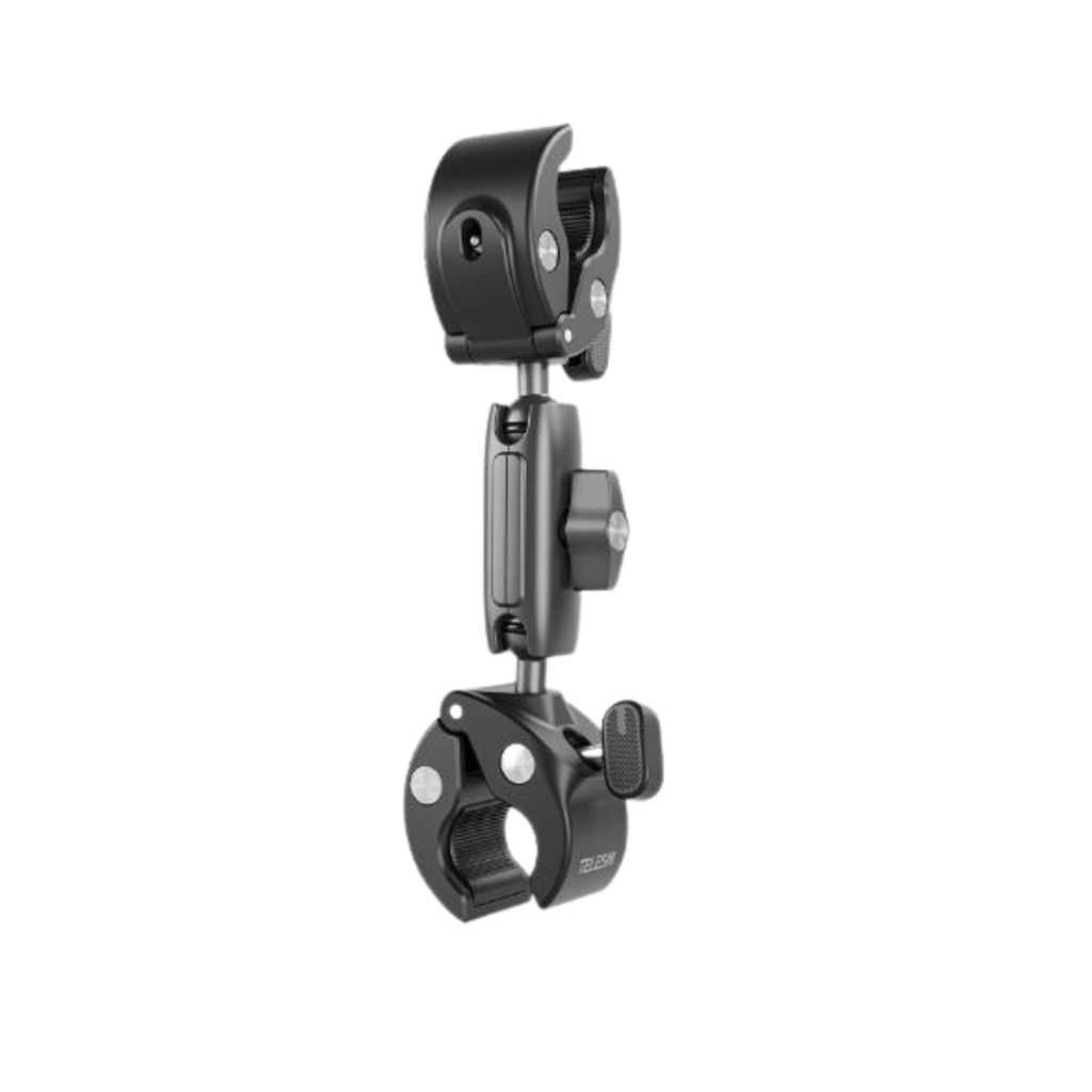 Kẹp Kim Loại TELESIN Càng Cua Gắn Gậy Lên Xe Máy, Xe Đạp Motor