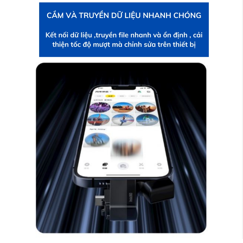 Insta360 Quick Reader cho X2 X3 - Đầu đọc chuyển file nhanh chóng cho Insta360 one X2 X3