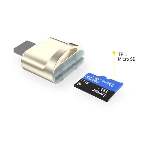 Đầu Đọc Thẻ Nhớ Micro TF Usb 3.1 IOS Type C Dạng Móc Khóa Tiện Dụng