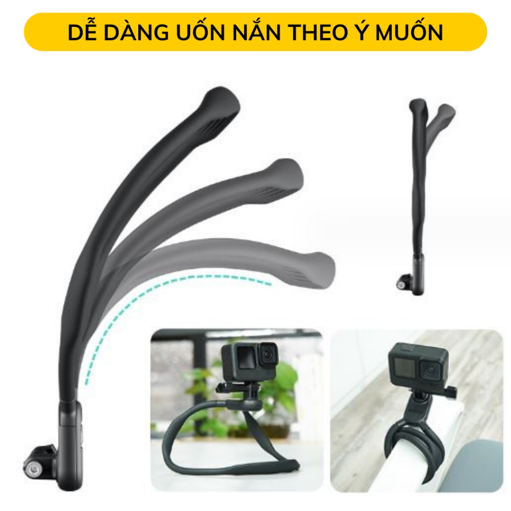 Vòng đeo cổ TELESIN SE gắn điện thoại , Gopro, ActionCam, Omso Action, Insta360 Ace pro