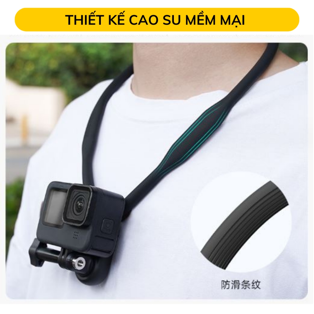 Vòng đeo cổ TELESIN SE gắn điện thoại , Gopro, ActionCam, Omso Action, Insta360 Ace pro