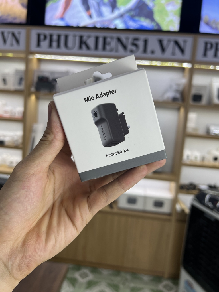 Adapter Mic Insta360 X4 - Bộ chuyển đổi mic cho Insta360 One X4 - Chính Hãng