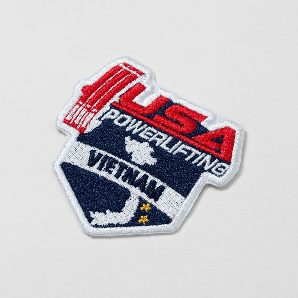 Dự án Patch thêu theo yêu cầu USA Powerlifting