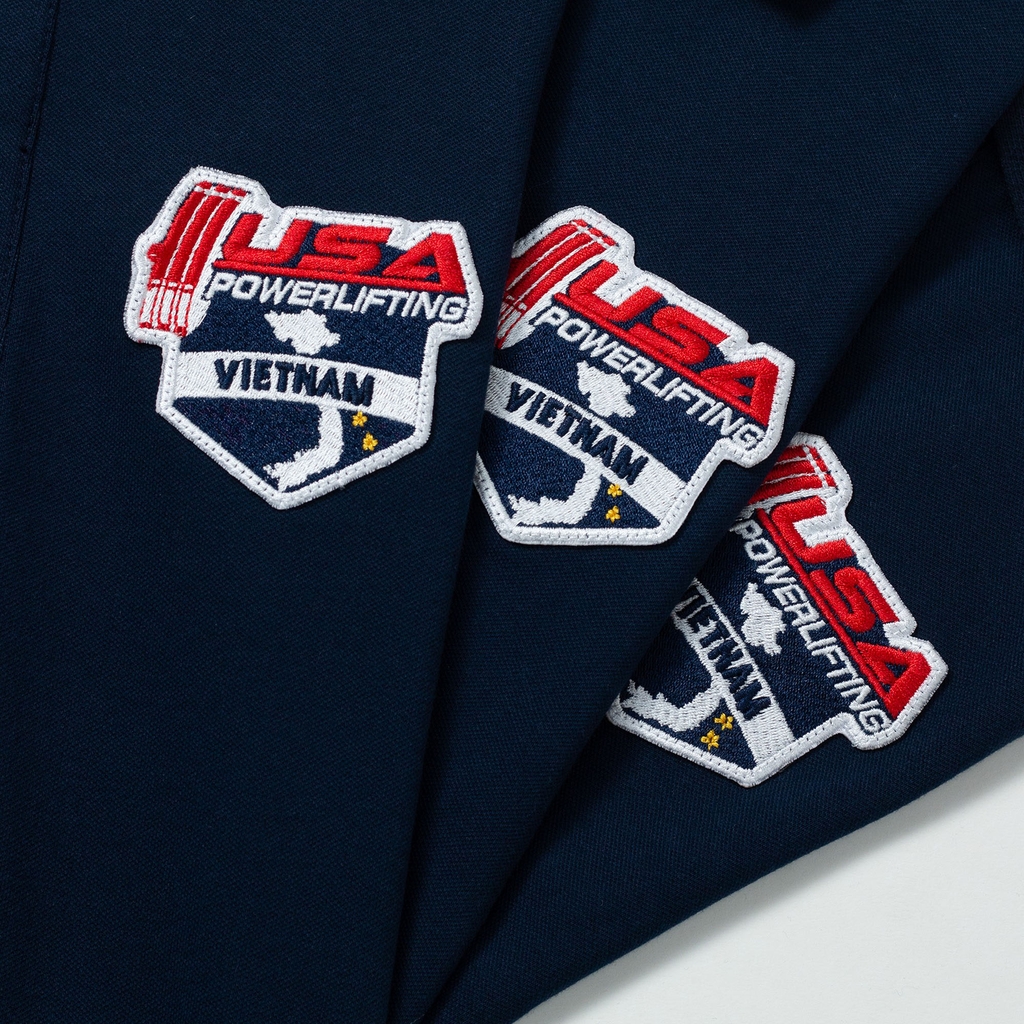 Dự án Áo Polo thêu theo yêu cầu USA Powerlifting