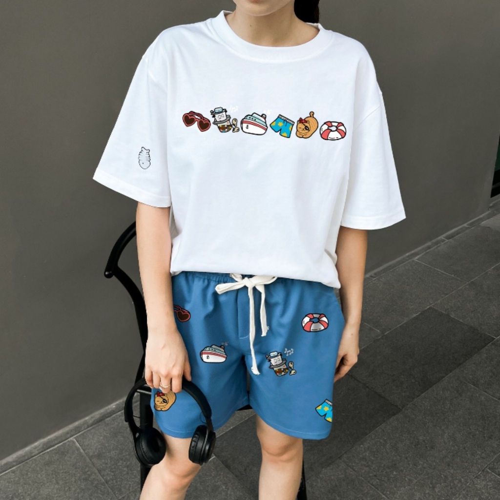 Quần Shorts Unisex - Summer Pattern