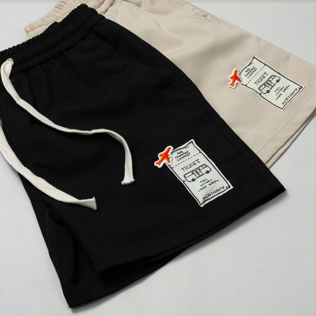 Quần Shorts Unisex - Travel Ticket