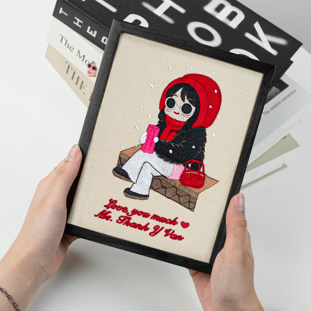 Dự án Thêu hình chuyển chibi 