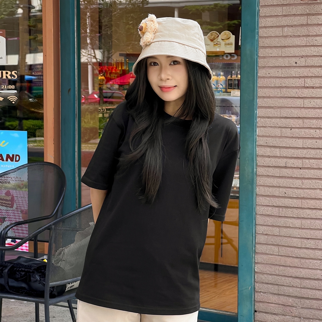 Nón Bucket - Đính Gấu Bông