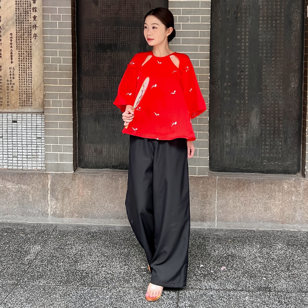 Quần Trouser Nữ Ống Rộng