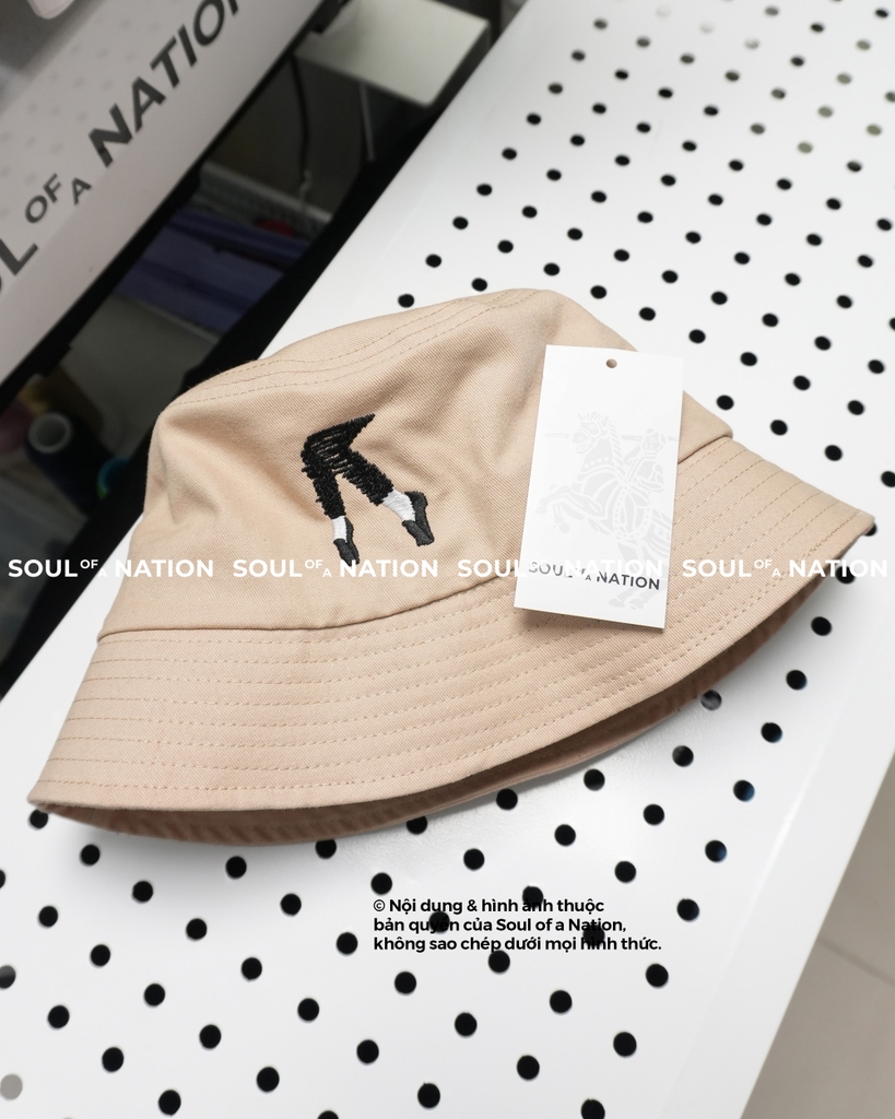 Dự án Nón bucket thêu theo yêu cầu Đôi chân
