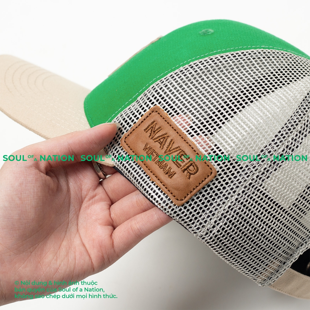 Dự án Nón trucker đồng phục patch da thêu Naver theo yêu cầu