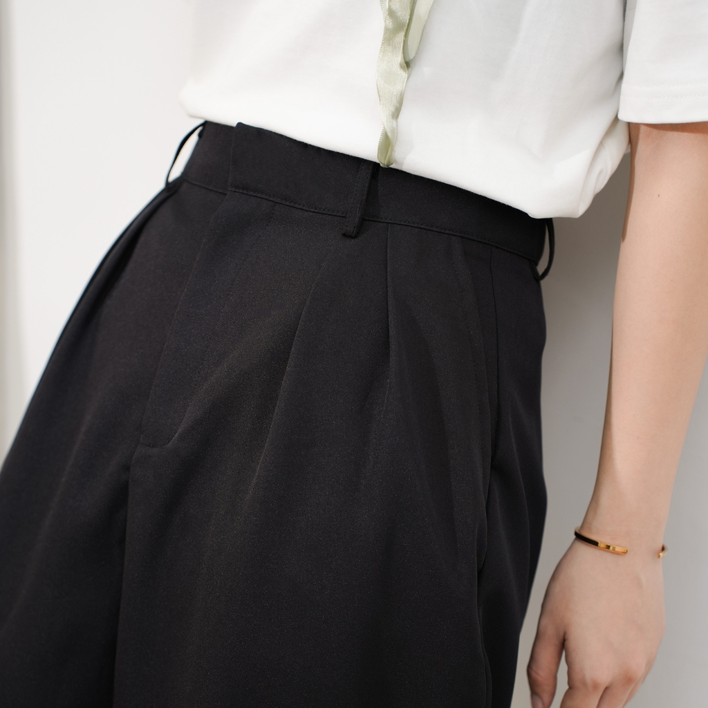 Quần Trouser Nữ Ống Rộng