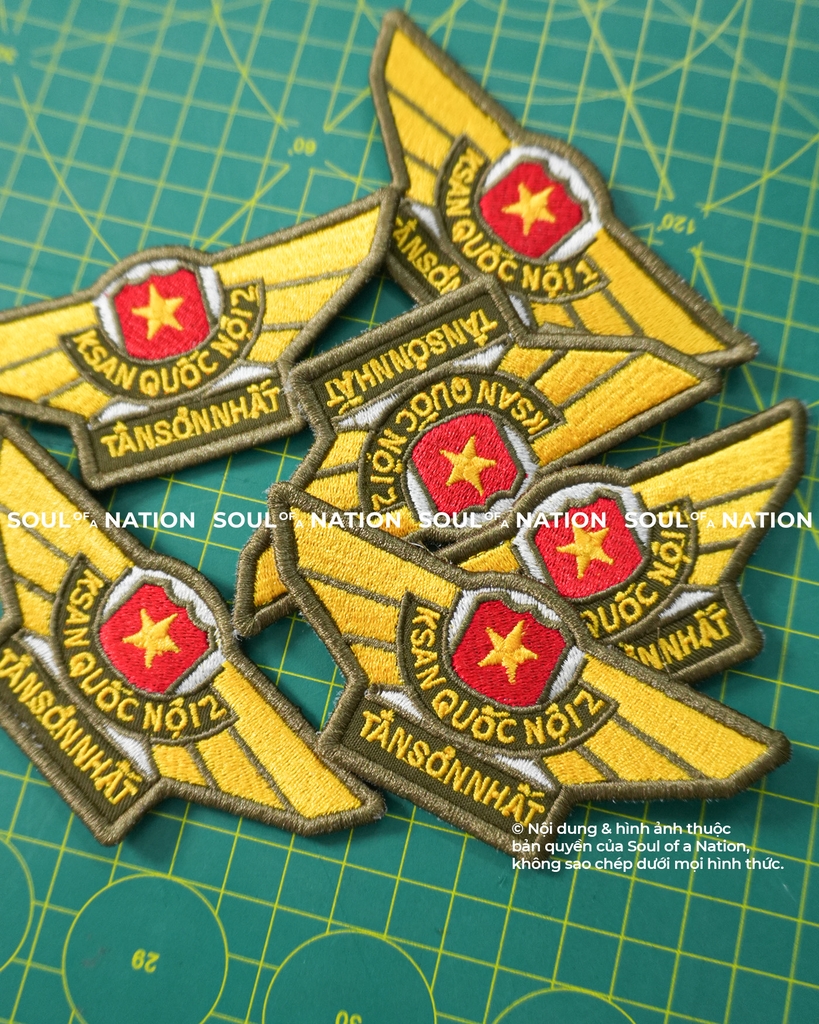 Patch thêu hình ôm viền Khách Sạn Quốc Nội Tân Sơn Nhất theo yêu cầu
