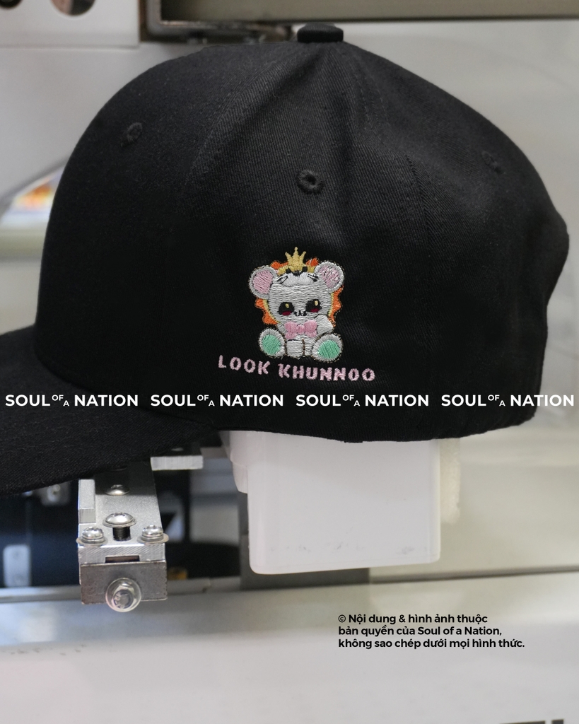 Dự án Nón lưỡi trai thêu theo yêu cầu Look Khunnoo