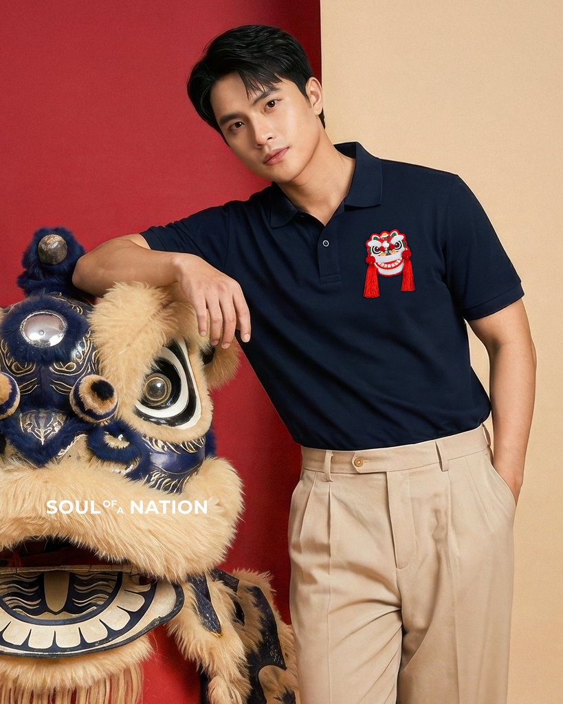 Áo Polo - Thêu Patch Lân Việt 2026