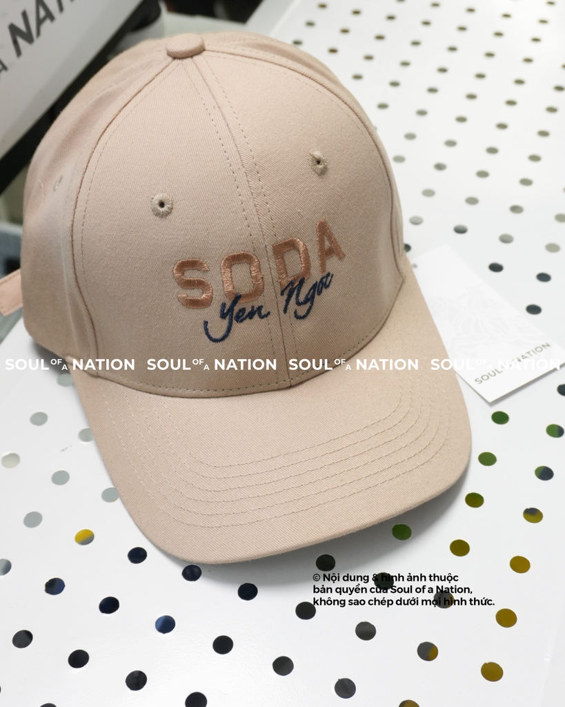 Dự án Nón lưỡi trai thêu 3D SODA theo yêu cầu
