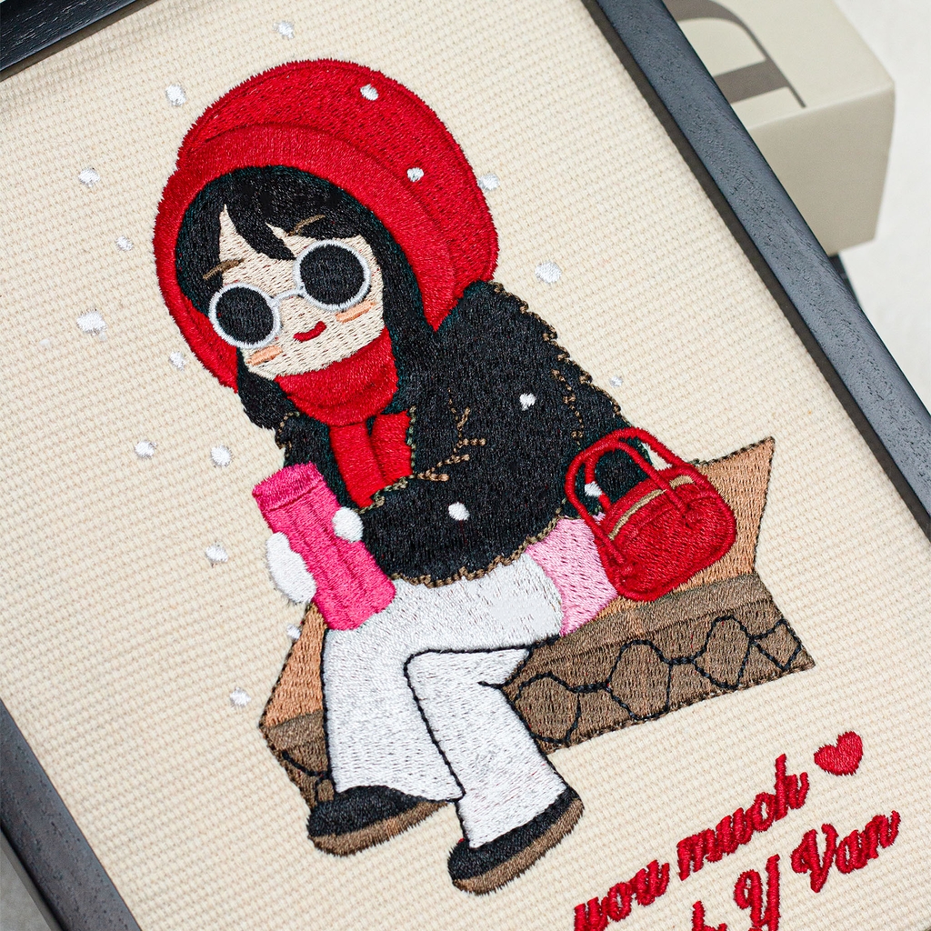 Dự án Thêu hình chuyển chibi 