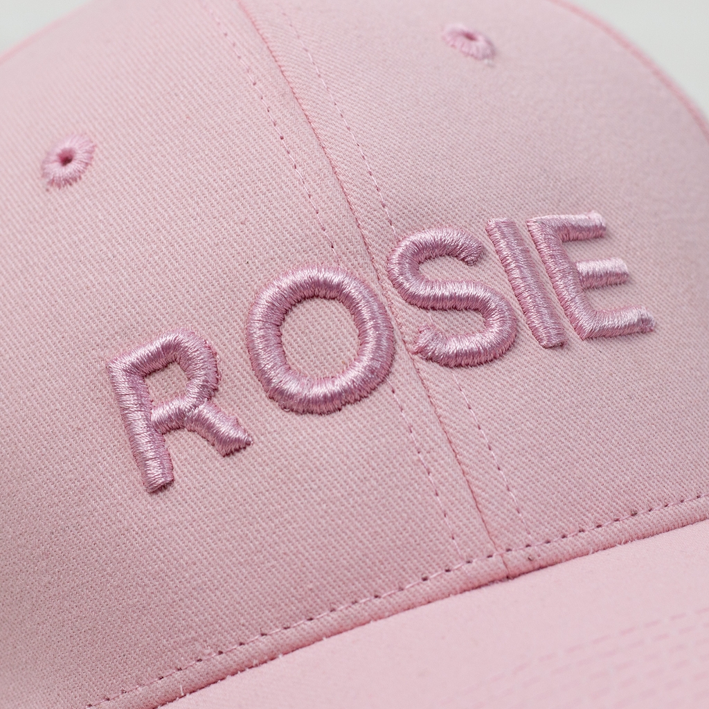 Dự án Nón lưỡi trai thêu satin 3D ROSIE, Linh theo yêu cầu