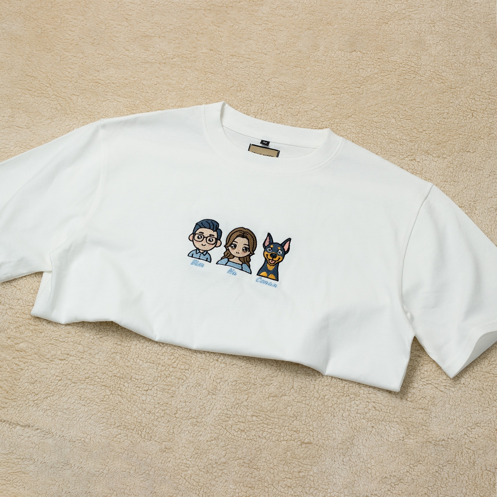 Dự án Thêu hình chuyển chibi 