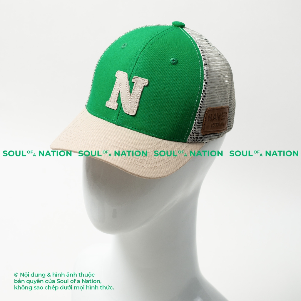 Dự án Nón trucker đồng phục patch da thêu Naver theo yêu cầu