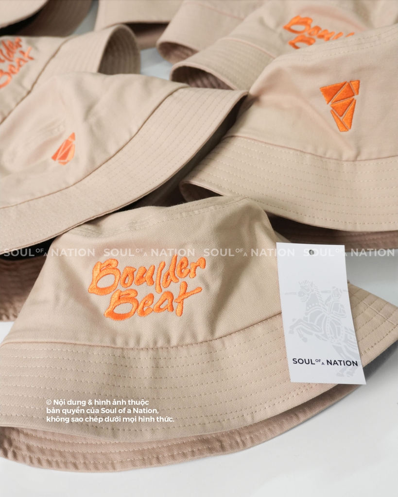 Dự án Nón bucket thêu Boulder Beat theo yêu cầu