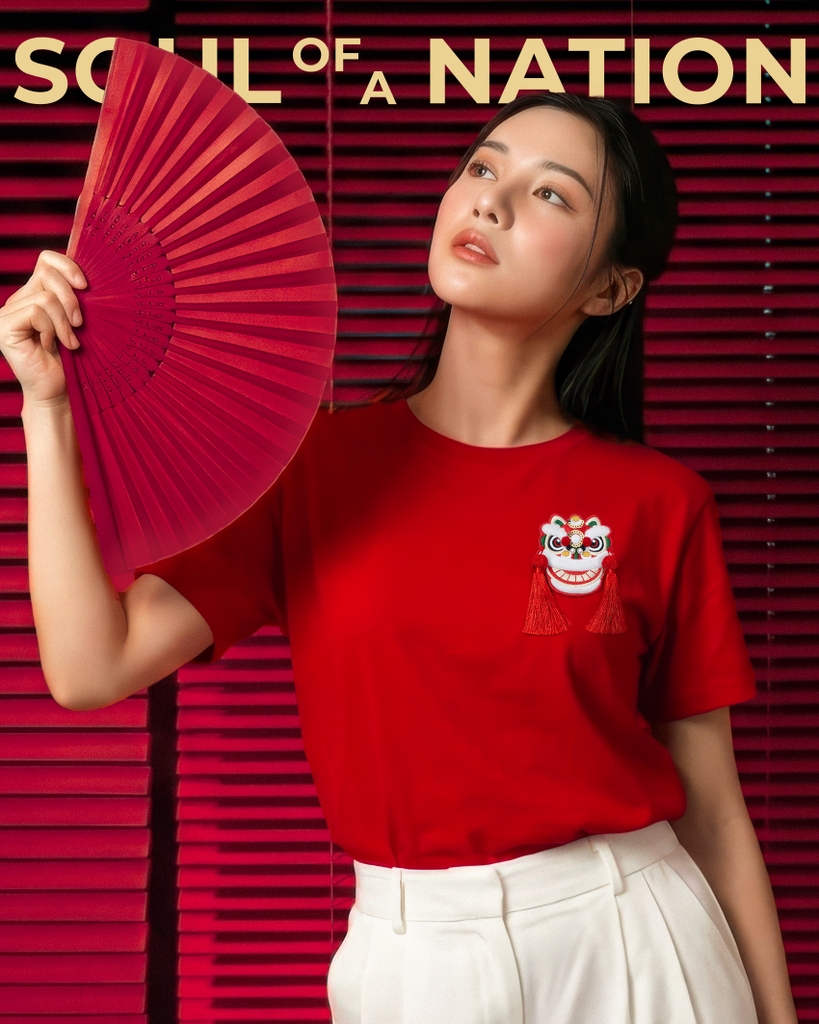 Áo Thun - Thêu Patch Lân Việt 2026