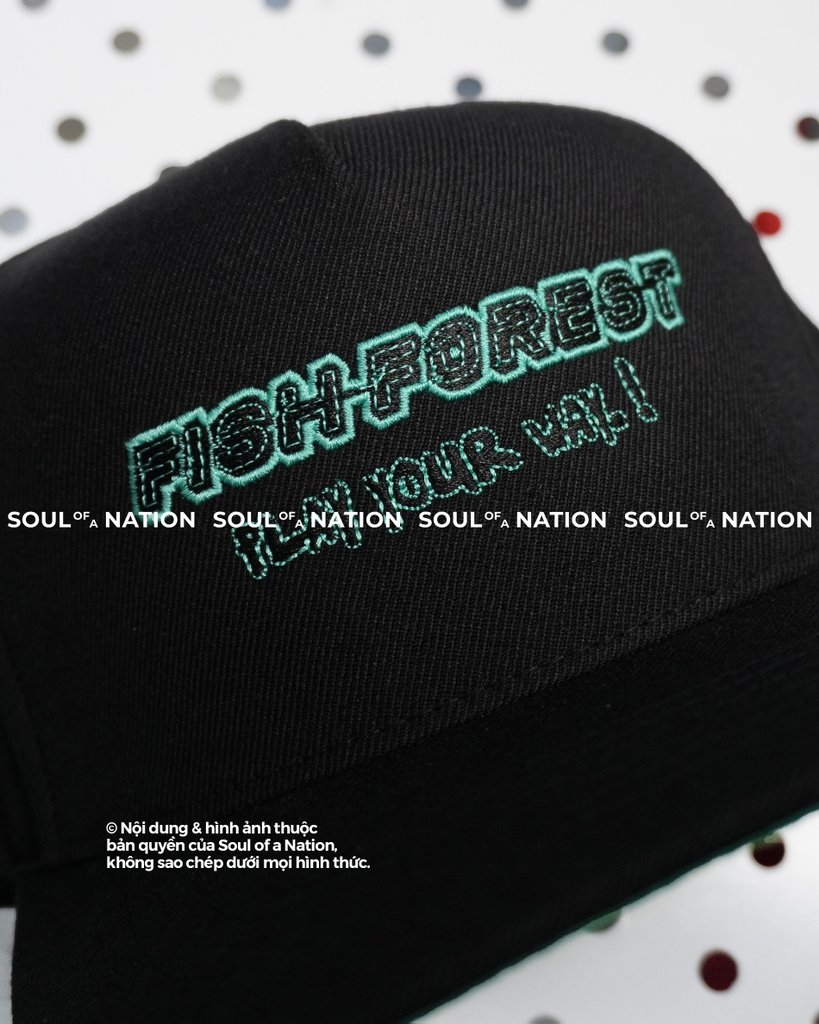 Dự án Nón snapback thêu theo yêu cầu FISH FOREST